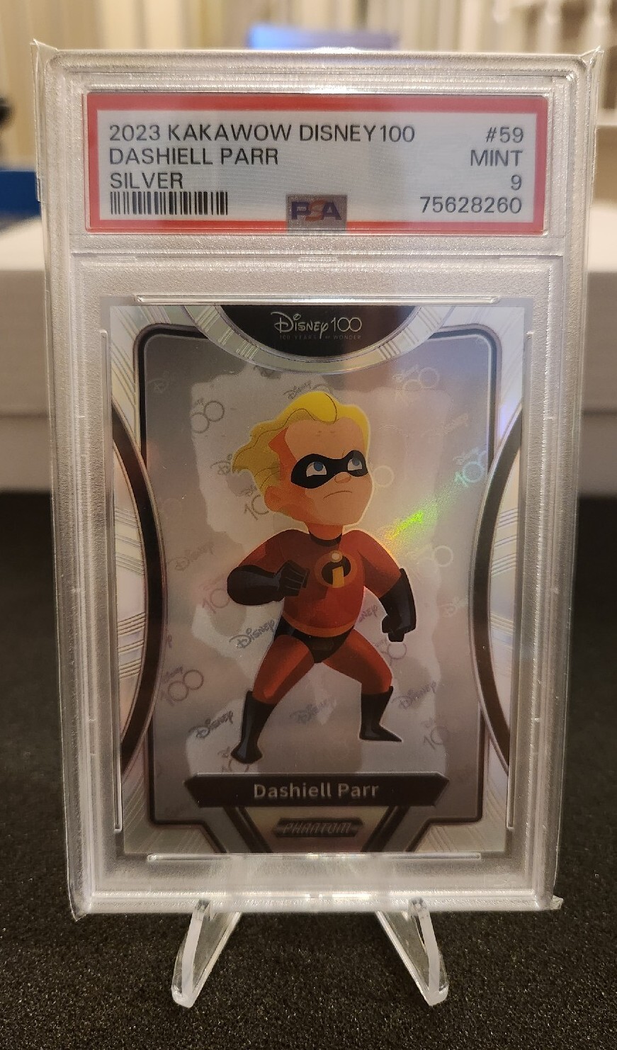 DASHIELL PARR 2023 Kakawow Disney 100 Years of Wonder HOLO SILVER #PDI59 PSA 9