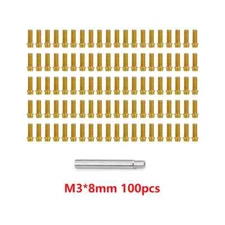 100pcs 1/10 Scale RC Crawler 1.9 2.2" Beadlock Wheel Rims Screws for TRX4 SCX10