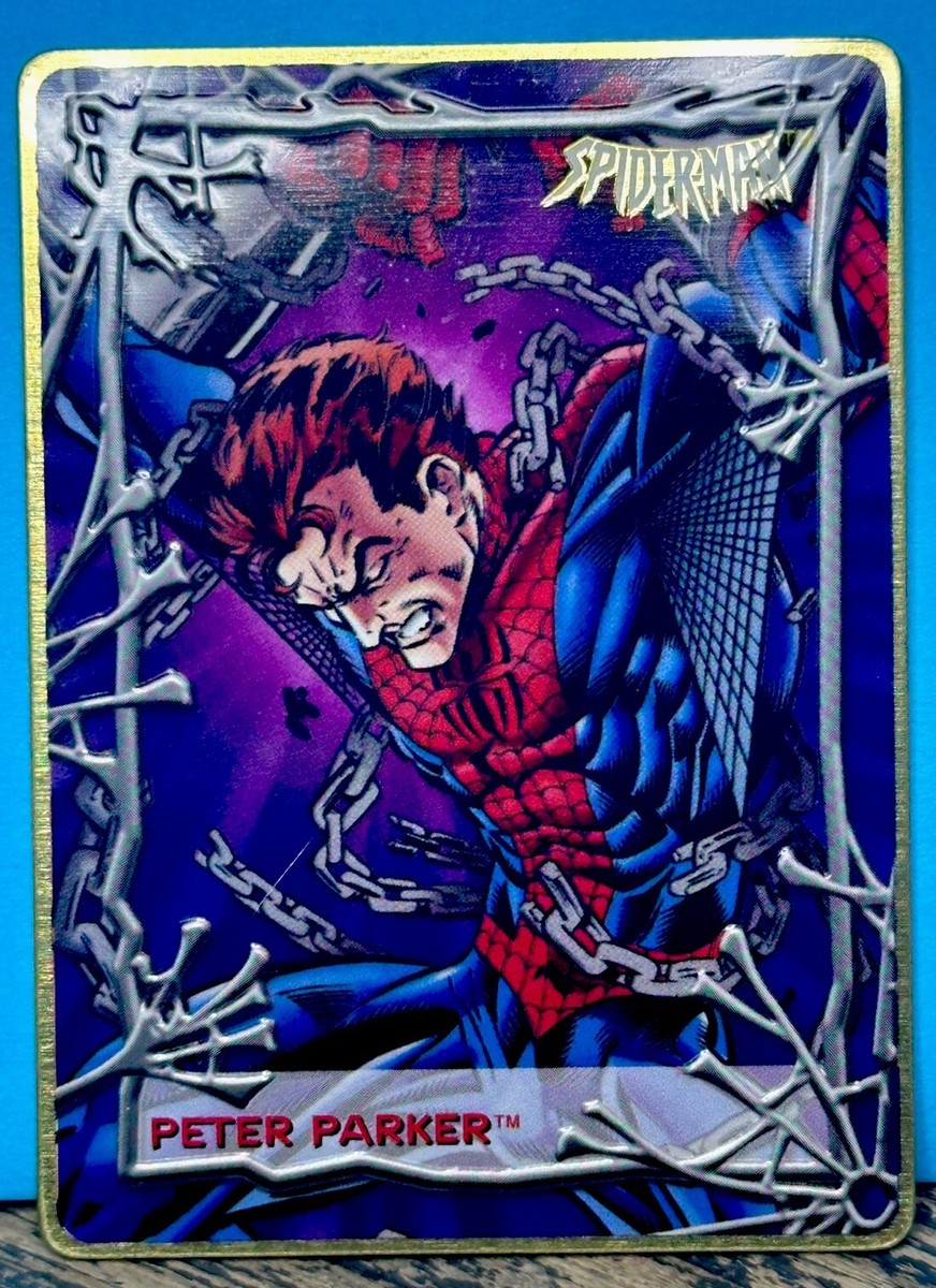 rare spiderman cards Two Spectacular Spider-Man from Magic of the Gathering Marvels Spider-Man graded by ACE #spiderman #mtg #spectacularspiderman based laminates. Spiderman 1994 Gold Web Complete