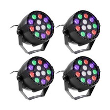 4 Pack Eliminator Lighting Mini PAR RGBW LED Light