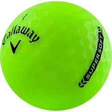 Callaway Supersoft Matte Green Near Mint AAAA Golf Balls - 24 Pack