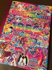 NEW Lisa Frank STICKERMANIA Book - OVER 1850 Stickers Pages of STATIONARY