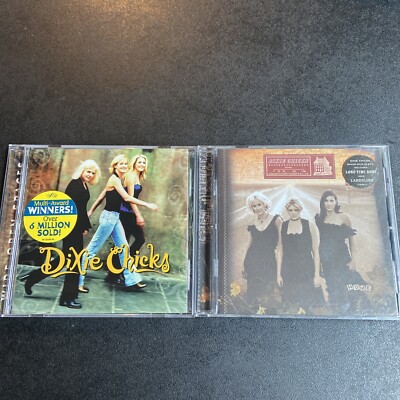 Dixie Chicks (2) CD Lot Wide Open Spaces & Home Country Western Music