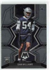Sam Williams RC 2022 Panini Mosaic Dallas Cowboys #392
