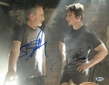 STEVEN SPIELBERG TOM CRUISE SIGNED AUTO WAR OF THE WORLDS 11X14 PHOTO BECKETT