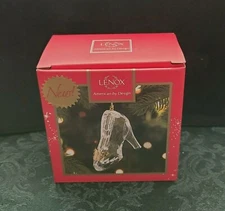 LENOX DISNEY Showcase CINDERELLA Shoe Glass SLIPPER Ornament 2016 NEW IN BOX HTF