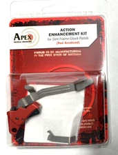 Apex Tactical 102-157 Action Enhancement Kit for Slim Frame Glock® RED