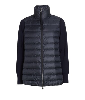 Brand New with Tags Moncler Knit-Sleeve Down Cardigan Zip Up Brand New with Tags Moncler Knit-Sleeve Down Cardigan Zip Up
