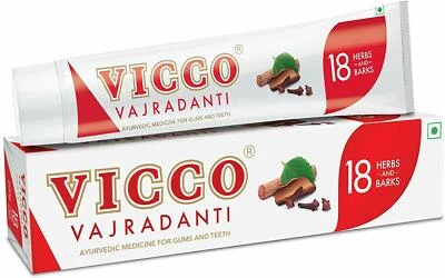 Vicco Vajradanti Toothpaste Herbal Ayurvedic for Gums Teeth 50g 100g 150g 200g