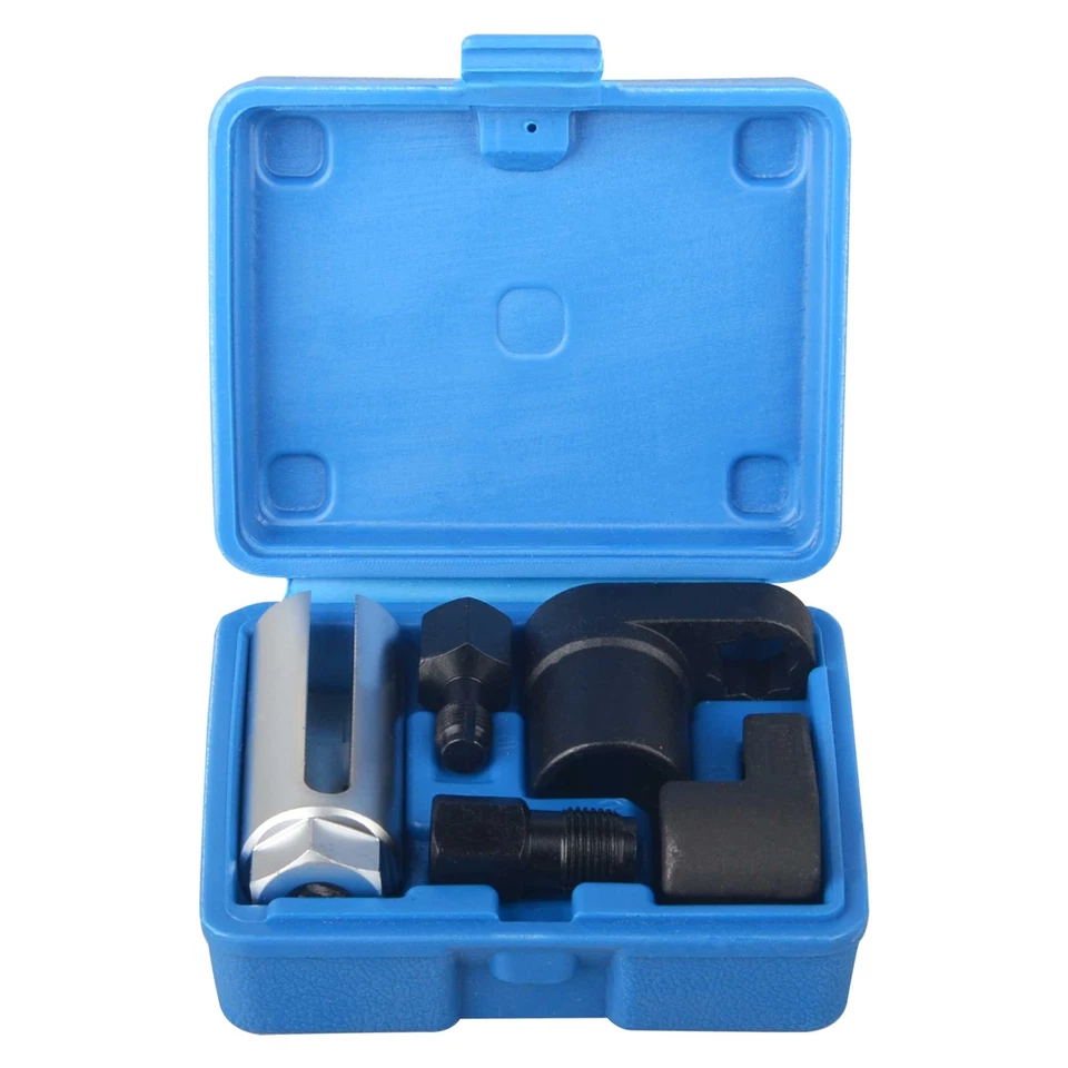 5Tlg Lambdasonden Werkzeug Lamdasonde Schlüssel Nüsse Set und Gewindereparatur - Bild 3 von 4