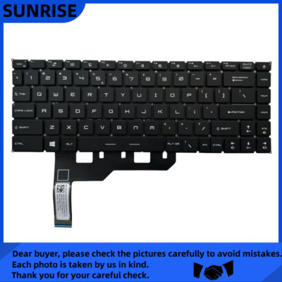 New For MSI GP66 Leopard 10UE/10UG/10UH MS-1542 Keyboard US With Per-Key RGB