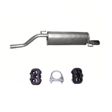 Endschalldämpfer Auspuff  für Alfa Romeo Mito 1.4 16V + Montagezubehör