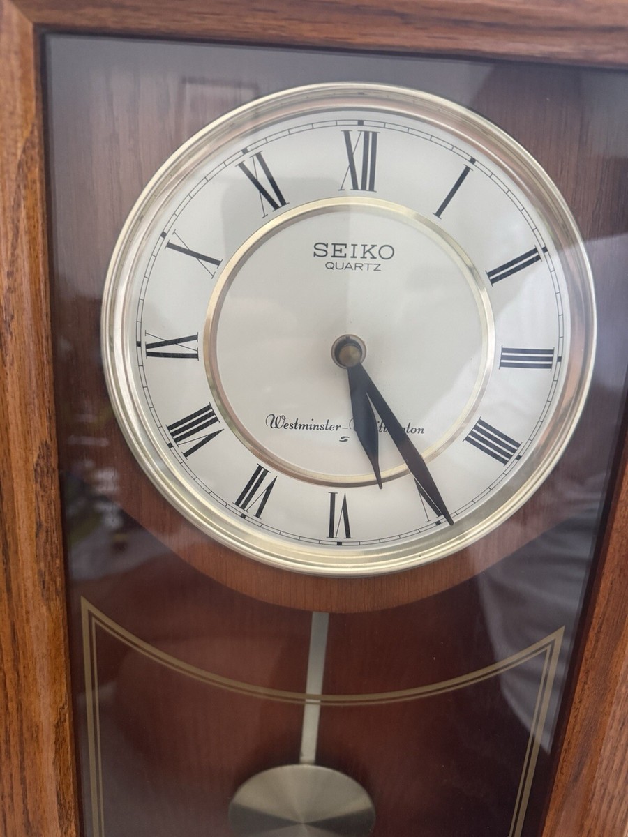 Vintage Seiko Westminster Whittington Chimes Quartz Battery