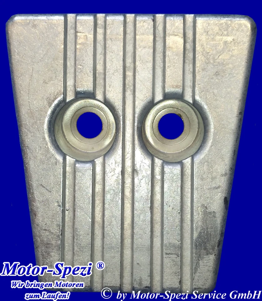 MOTOR-SPEZI Zinkanode für Volvo Penta SX-A mit Spiegelplatte TSK-A, ersetzt 3888817