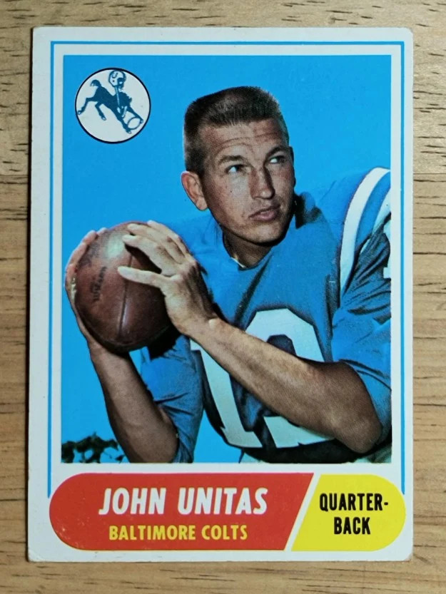 1968 Topps #100 Johnny Unitas LOW GRADE