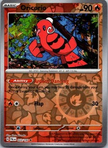 Oricorio 033/193 Paldea Evolved Reverse Holo Rare