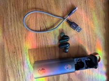 Skullcandy Dime Evo - Wireless Bluetooth Travel Earbuds with Clip Case NEW