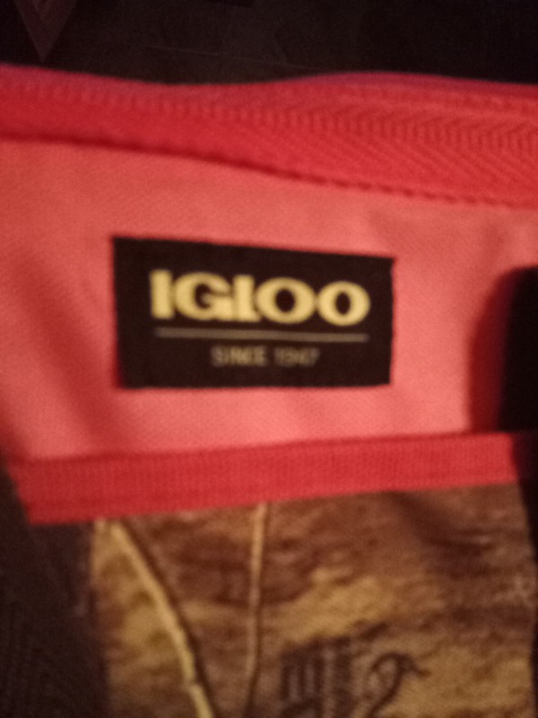 Igloo Pink and Camo Lunch Bag  Cooler Bag Food Storage Container Shoulder 
