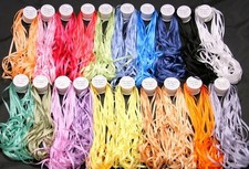 New 7mm Size 20 Spools of 100 Pure Silk Embroidery Ribbons - 7mm x 10 meters