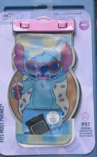 Disney Stitch Waterproof Phone Pouch and Lanyard Brand New Never Opened