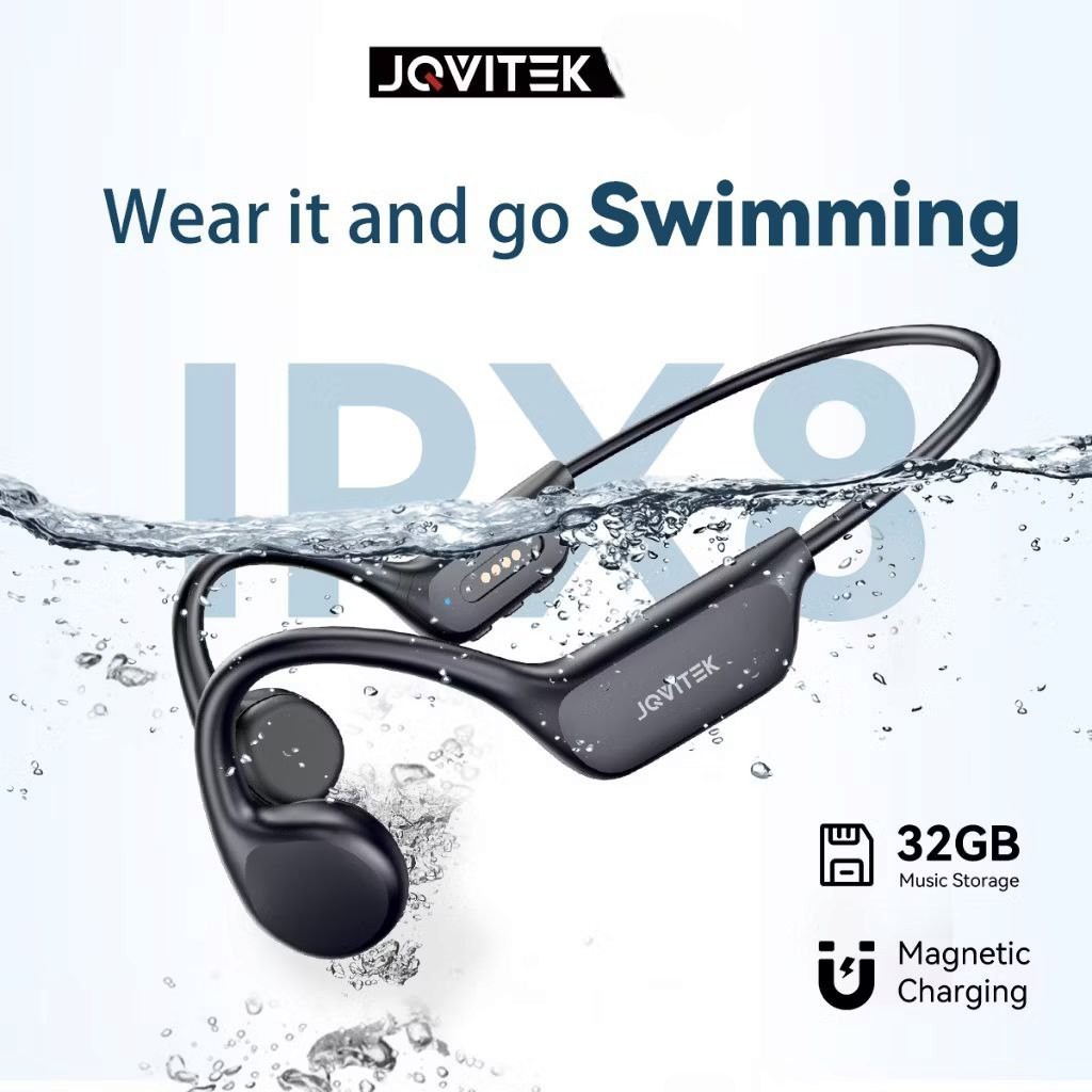 JQVITEK IPX8 Bone Conduction Earphone (32GB) Sport Swimfree BC81