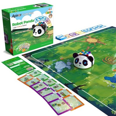Robot Panda Coding Robot Activity Set - 48 Pieces, Screen-Free STEM Learning ...