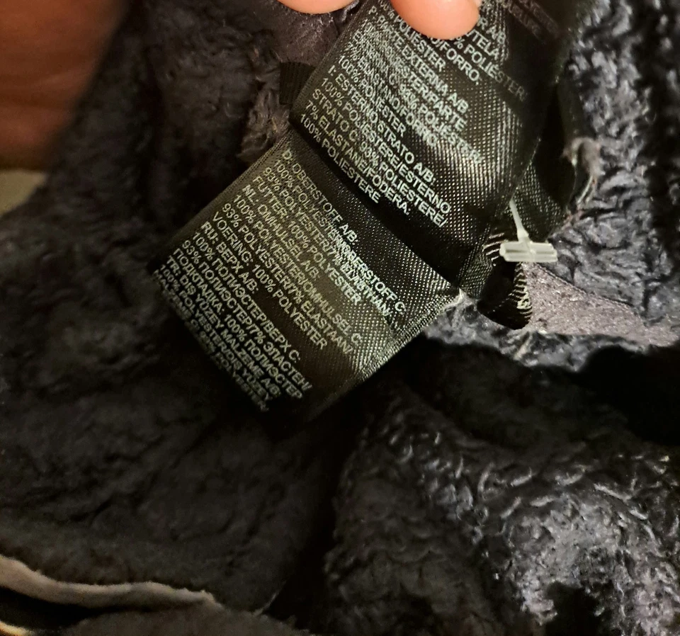 Womems The North Face Hooded Fleece Full Zip Navy Blue - Image 4 of 4