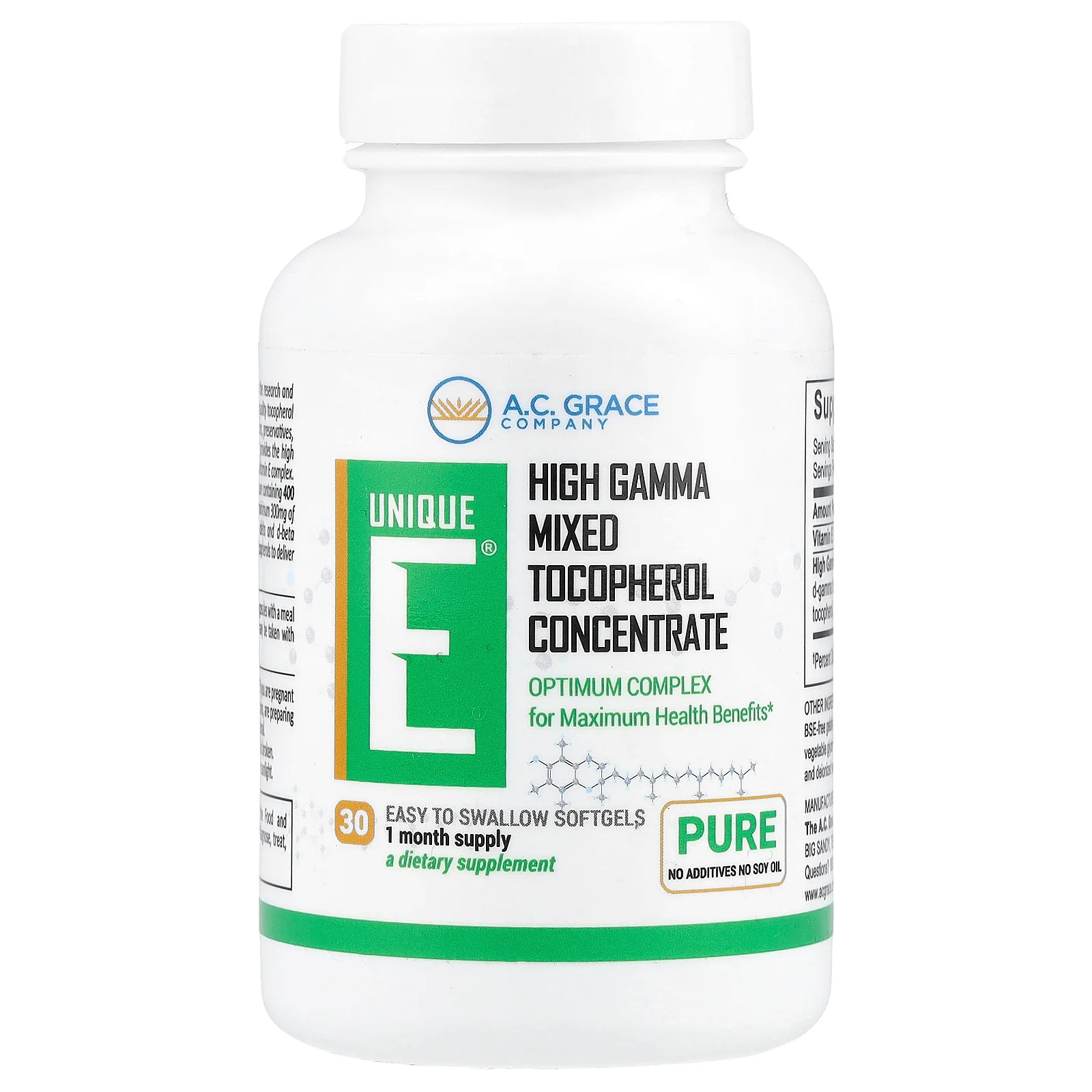 AC Grace Company Unique 30 мягких капсул E без глютена без искусственных красителей 3090₽