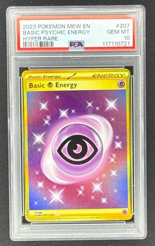 Psychic Energy [Holo] #207/165 Scarlet & Violet 151 2023 PSA10