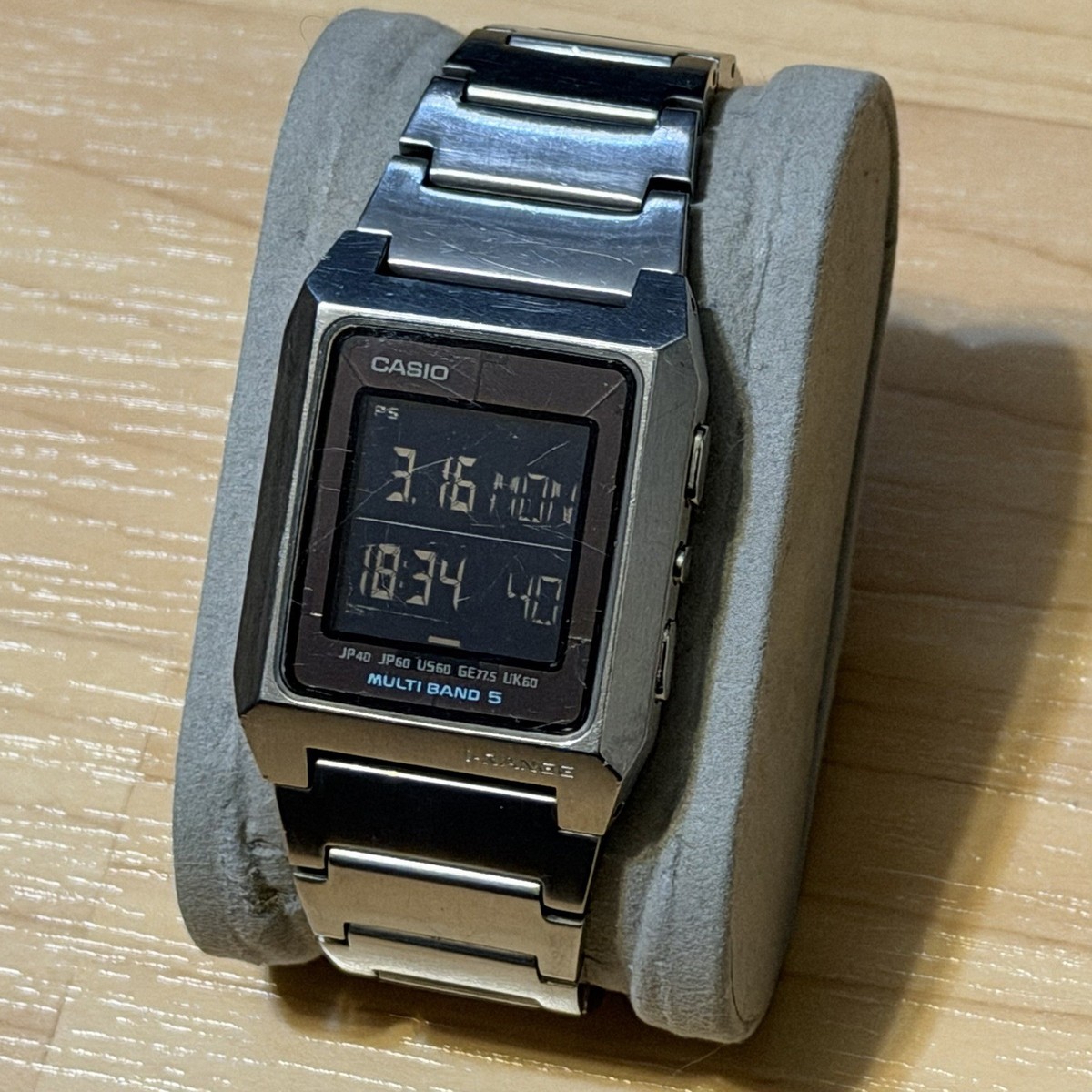 カシオ i-RANGE IRW-M200 メンズ腕時計 ソーラー電波 稼働品 Casio I-RANGE IRW-M200 Tough Solar Atomic Multiband 5 Mens Digital