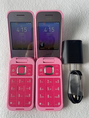 Unlocked Original HMD Barbie Phone TA-1420 WIFI 4GB 1-SIM KaiOS Flip SmartPhone