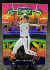 2024 Panini Select Gunnar Henderson Concourse Red Blue Prizm #5 Orioles