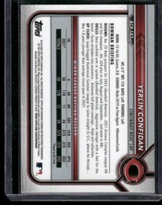 2022 Bowman Chrome #BCP-187 Yerlin Confidan Prospects Mojo Refractor