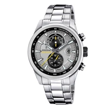 Festina F20694-4 Timeless Chrono Men's Stainless Steel Bracelet Watch