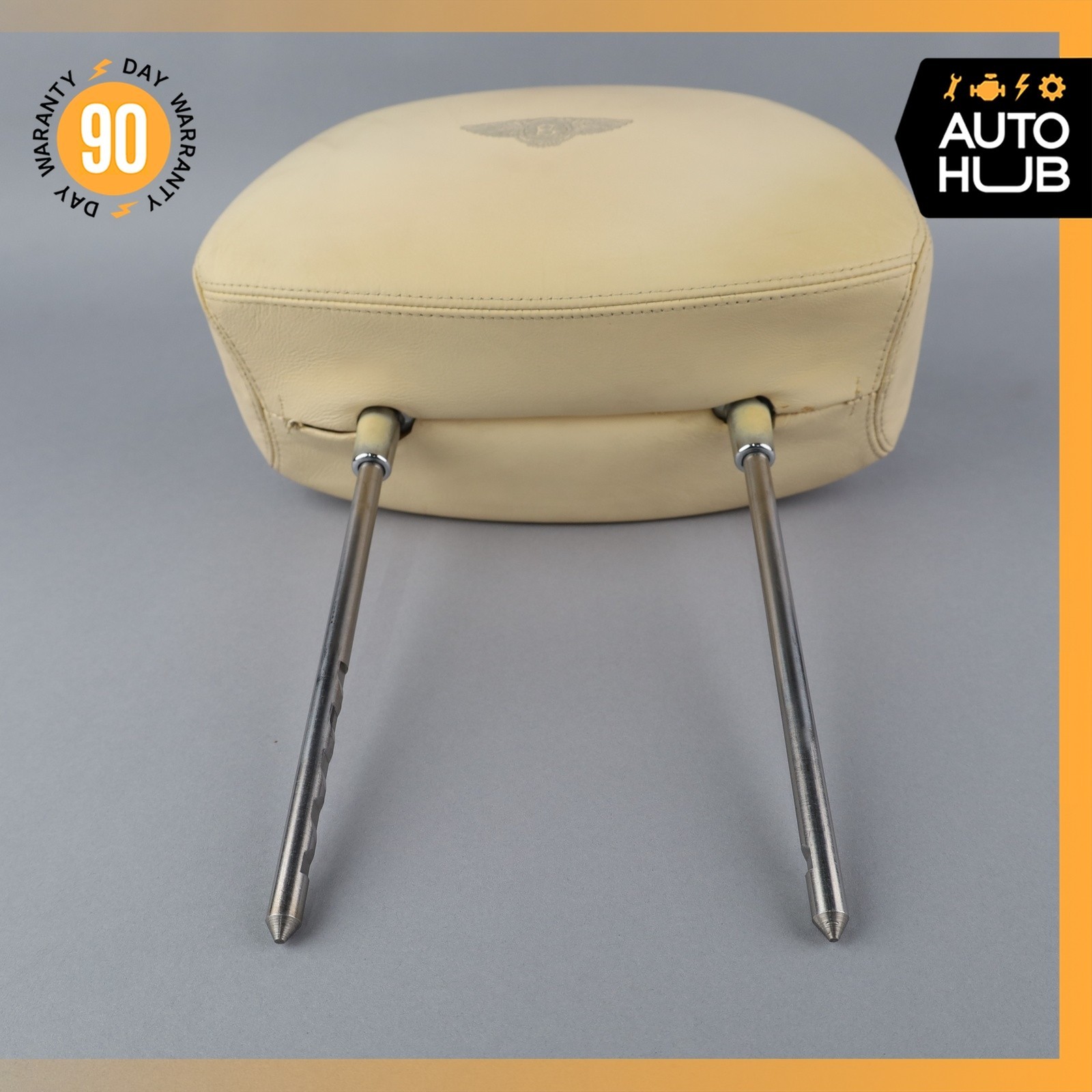 Bentley Arnage Front Left or Right Seat Headrest Head Rest Beige OEM 42k