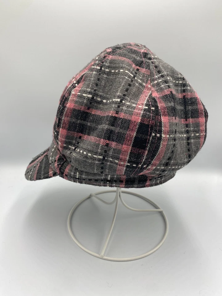 Gorra a cuadros para mujer Cabbie Newsboy Foto 2 de 4