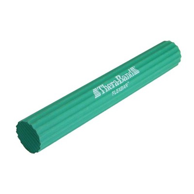 TheraBand - 13090 FlexBar, Tennis Elbow Therapy Bar, Medium, Green - Medium 