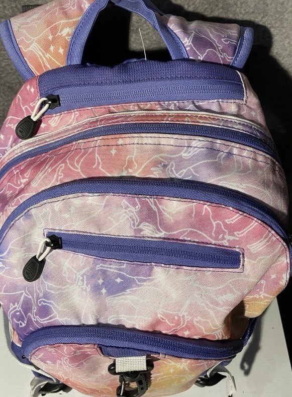 High Sierra Loop Backpack Unicorn Clouds Purple P… - image 3
