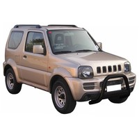 FrontbüGel FrontschutzbüGel FüR Suzuki Jimny 2006-2012 ø63Mm Schwarz Edelstahl