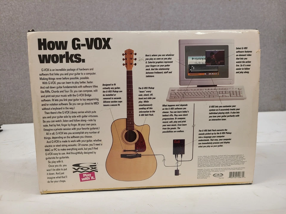 G VOX Musician Plus Software & Beltpack NO PICKUP - Image 3 of 4