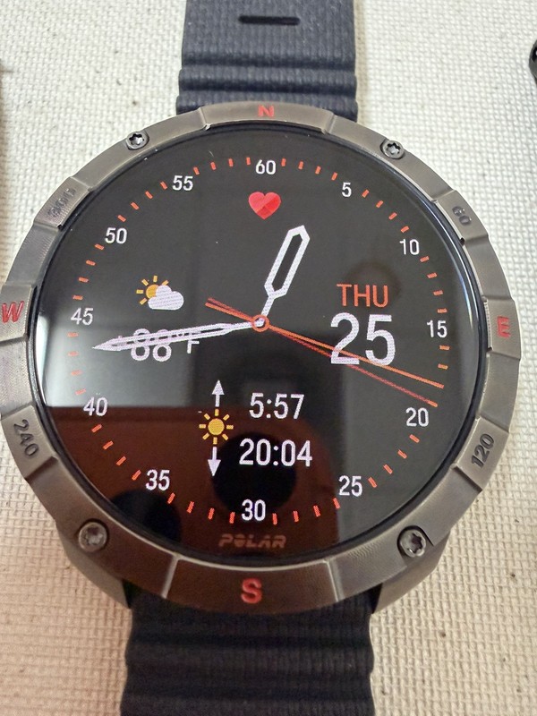 Polar Grit X2 Pro Titan GPS Multisport Watch Titanium Sapphire 