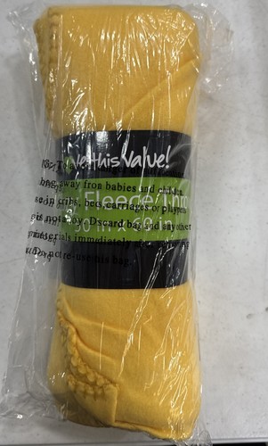 Imperial Home 50 "x 60" weiche Fleece Decke 24er Pack in Orangisch-Gelb - Bild 1 von 2