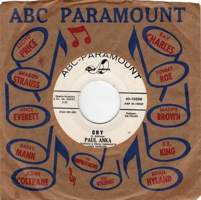 Paul Anka - I'm Coming Home 1962 ABC Paramount Promo Pop  VG Plays Perfectly