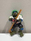 TMNT Vintage 1991  Slap Shot Leonardo Figure Ninja Turtles  Playmate M1