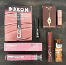 5 Piece Bundle of Lippies, Charlotte Tilbury, Morphe, Nyx, Buxom & Clinique