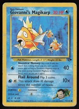 Giovanni's Magikarp 73/132 Unlimited Gym Challenge Pokemon TCG DAMAGED on eBay