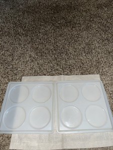 Silite Pop It Burger Trays For Perfect Patties Fill Freeze Twist Model H600 2Pcs