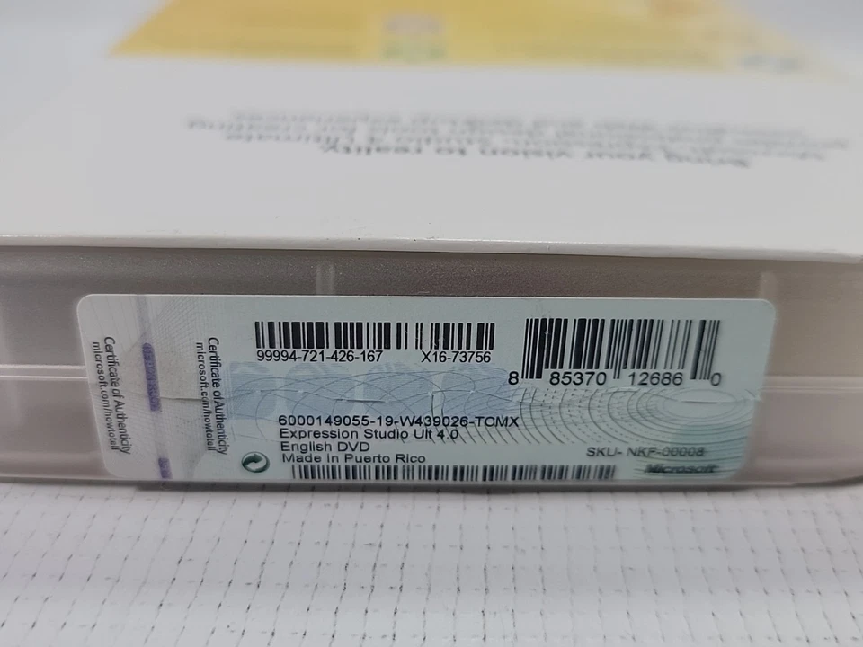 MS Microsoft Expression Studio 4 Ultimate Full English Retail DVD Version - Image 4 of 4