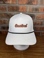 Crestival 2024 River Crest Golf Country Club Branded Bills White Snapback Hat