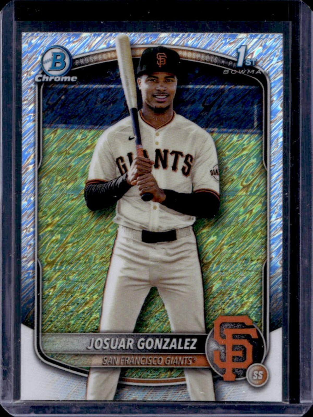 2025 Bowman Chrome Josuar Gonzalez Shimmer Refractor 1st #BCP-153